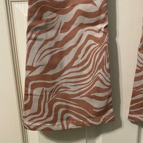 Free people We The Free Tan and White Bootcut Pants - Picture 5 of 12